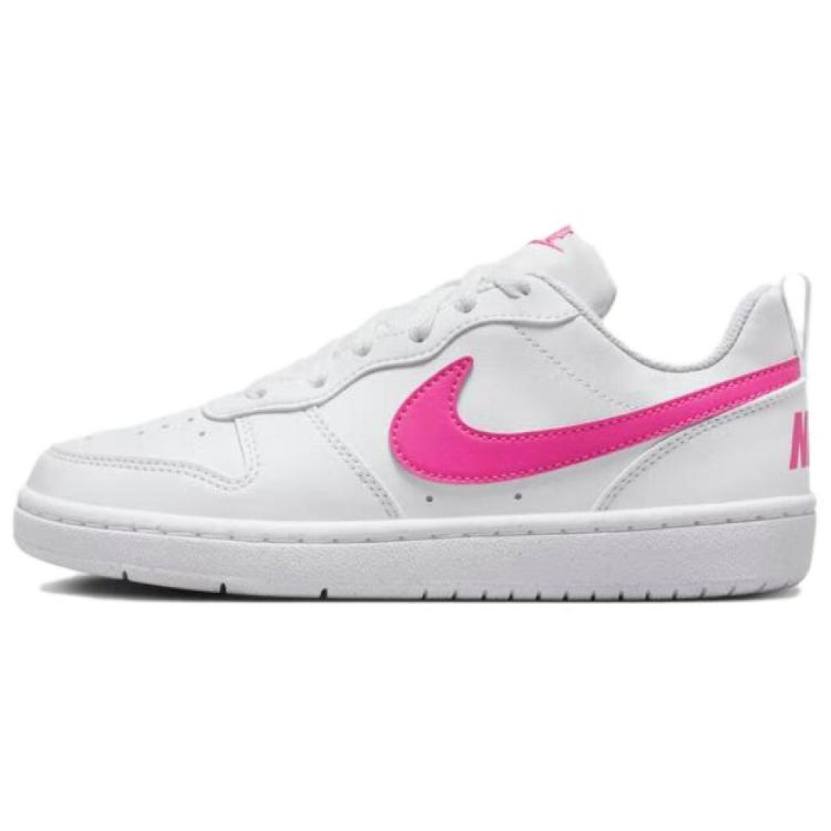 Подростковые кроссовки Nike Court Borough White/Pink GS