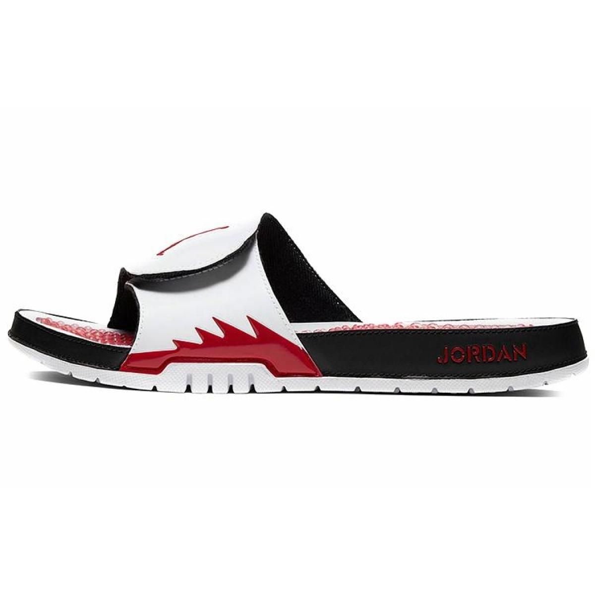 Шлёпанцы Jordan Hydro 5 Retro White Fire Red