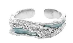 Кольца Miss Toya Silver/Blue