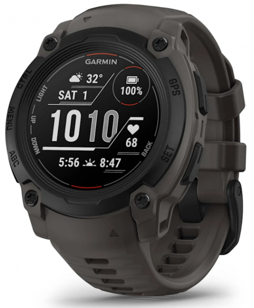 Умные смарт-часы Garmin Instinct E , 40 mm, GPS, Black with Charcoal Band