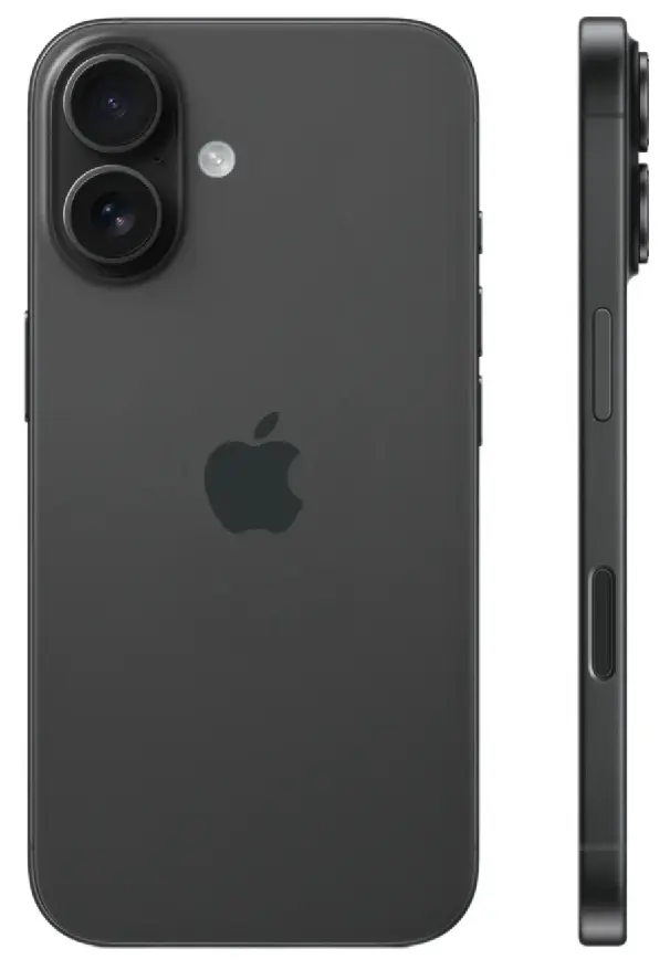 Смартфон Apple iPhone 16 128 GB, Dual nano SIM, Black
