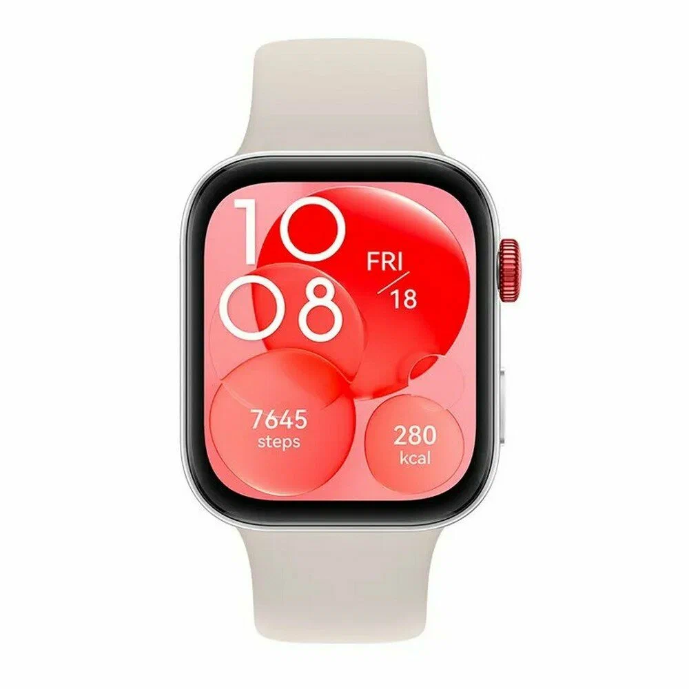 Умные смарт-часы Huawei Watch FIT 3, 43.2 mm, Bluetooth, NFC, Moon White