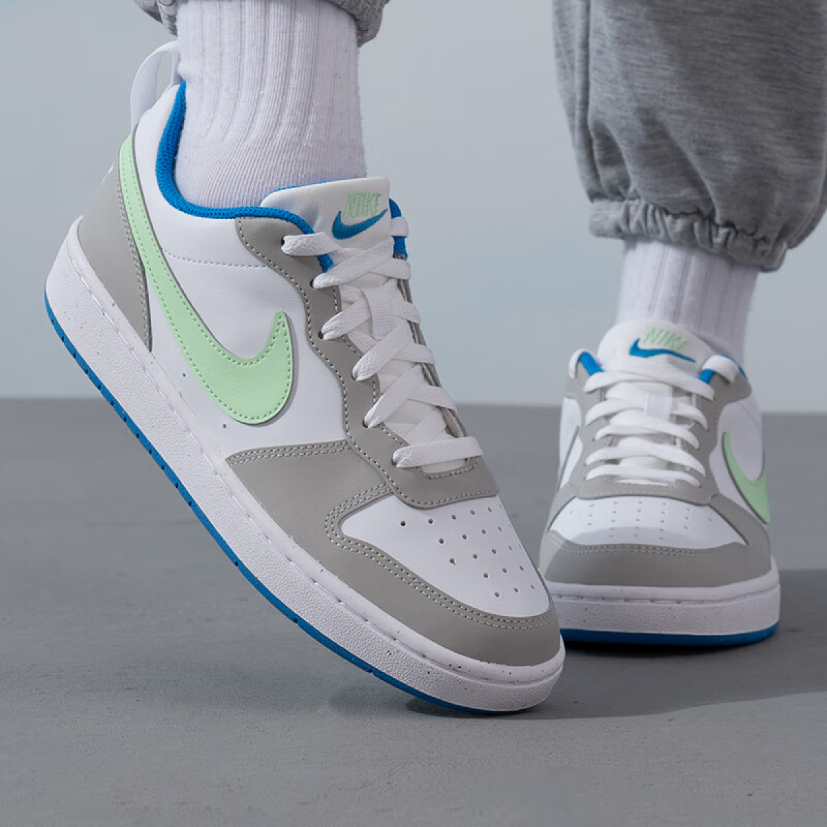 Подростковые кроссовки  Nike Court Borough Cool Grey GS