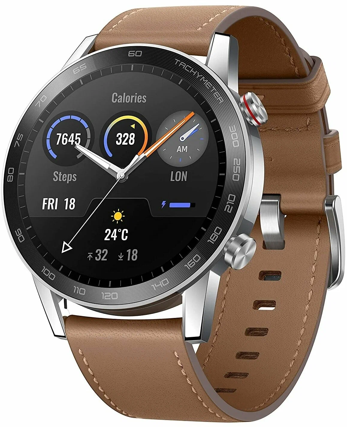 Умные смарт-часы Honor MagicWatch 2, 46 mm, NFC, GPS, Silver