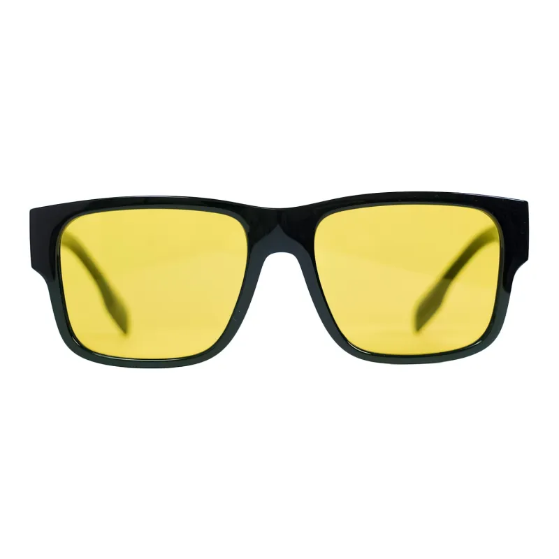 Солнцезащитные очки Burberry Black Frame With Yellow Lenses