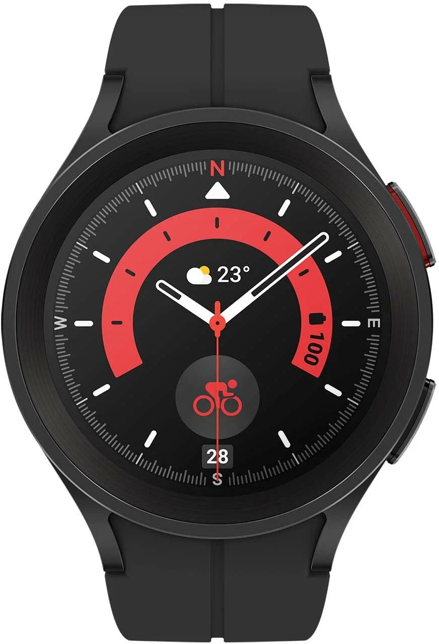 Умные смарт-часы Samsung Galaxy Watch 5 Pro 45mm, Black Titanium