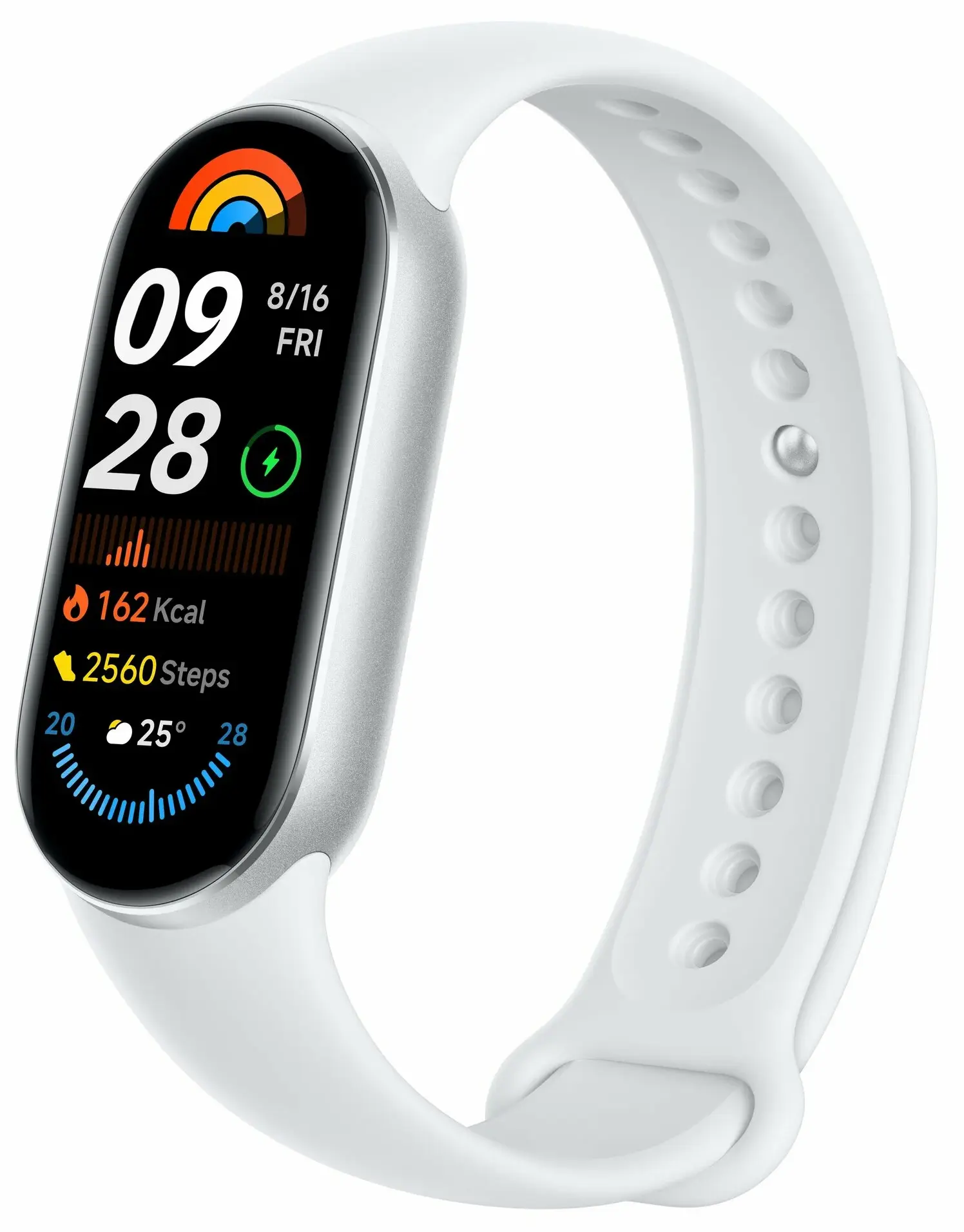 Фитнес-браслет Xiaomi Mi Band 9, 46 mm, Bluetooth, Silver