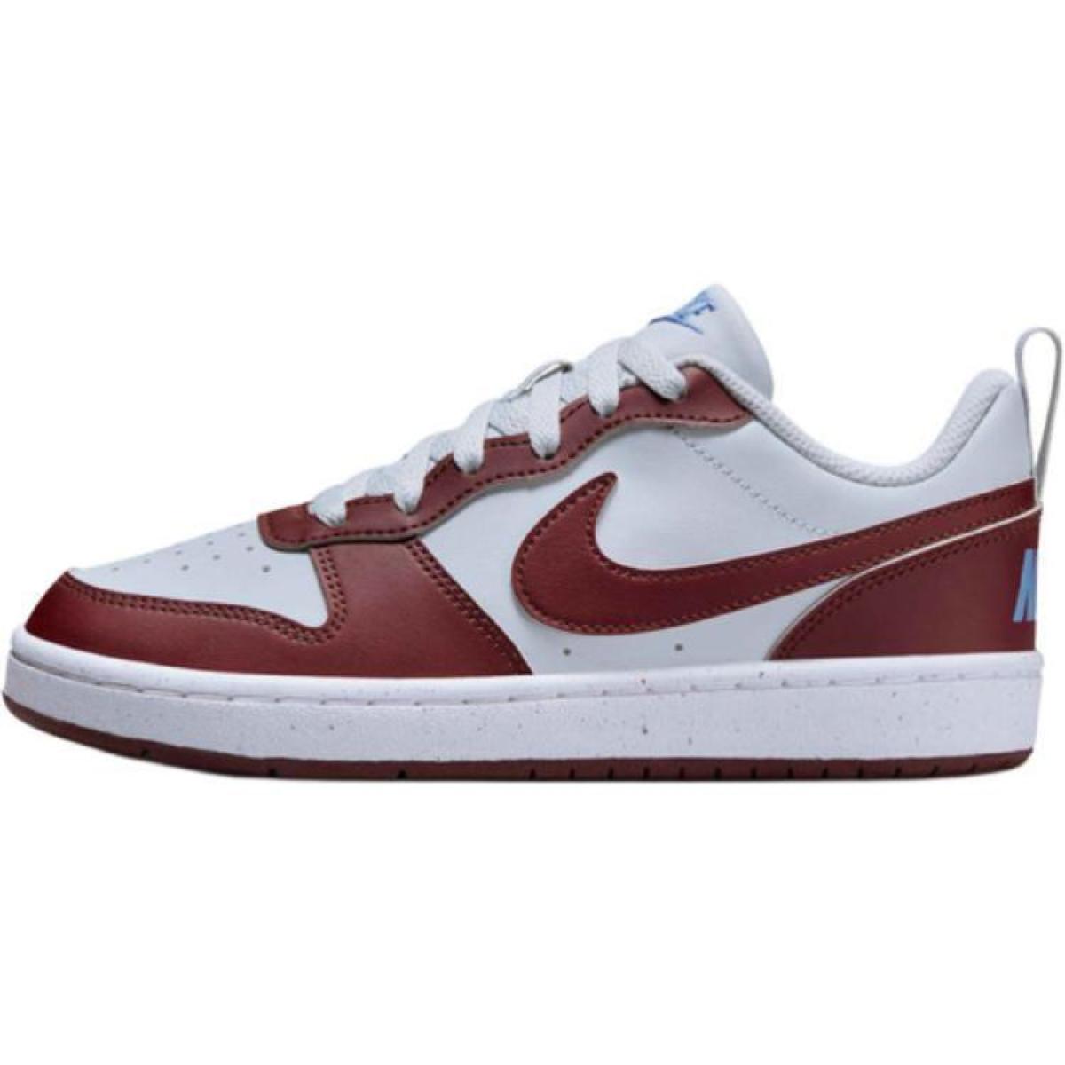 Подростковые кроссовки Nike Court Borough White/Red GS