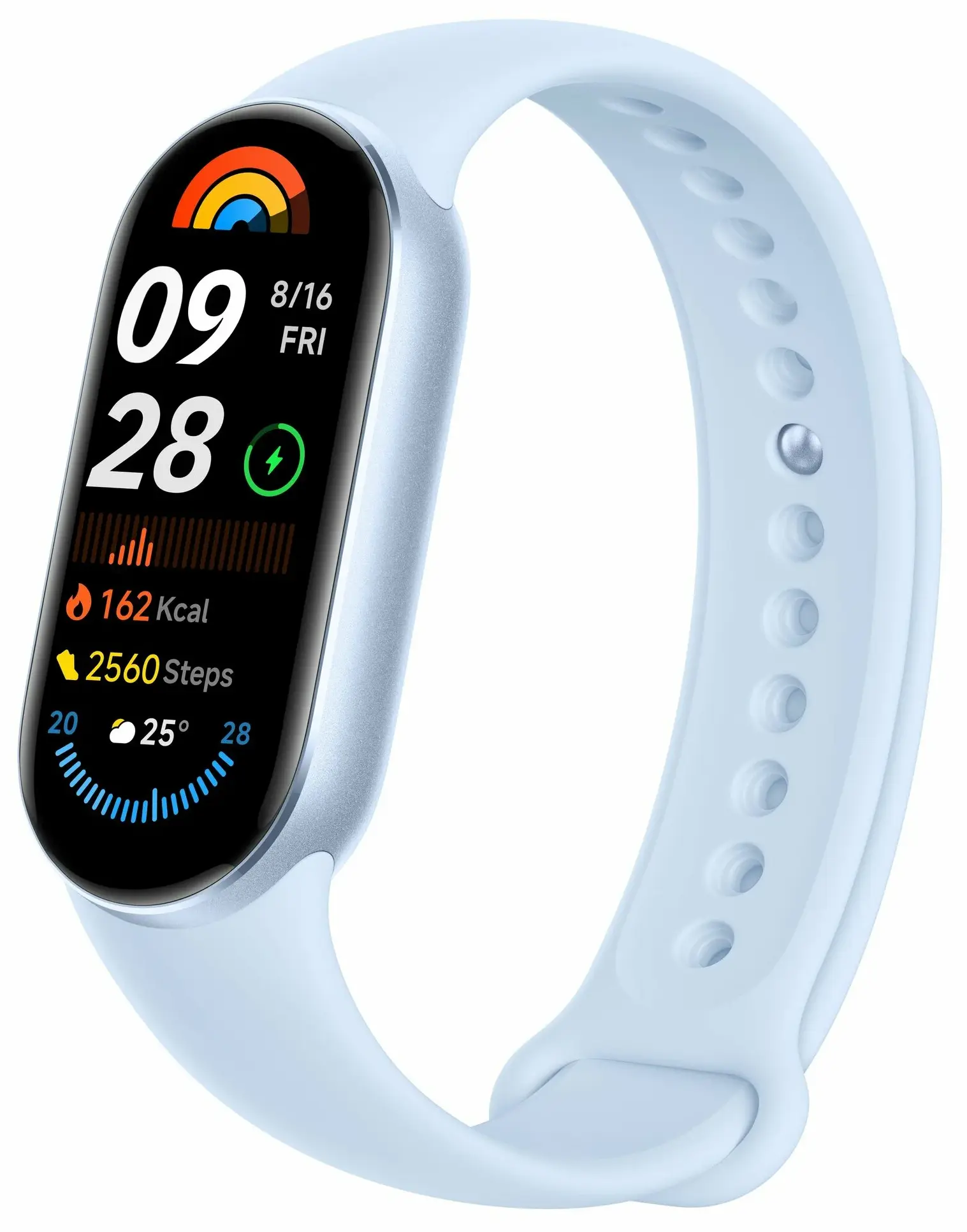 Фитнес-браслет Xiaomi Mi Band 9, 46 mm, Bluetooth, NFC, Blue