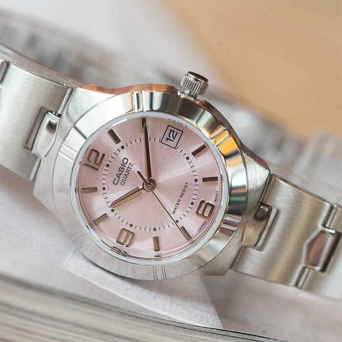 Женские часы Casio Enticer dress Silver/Pink