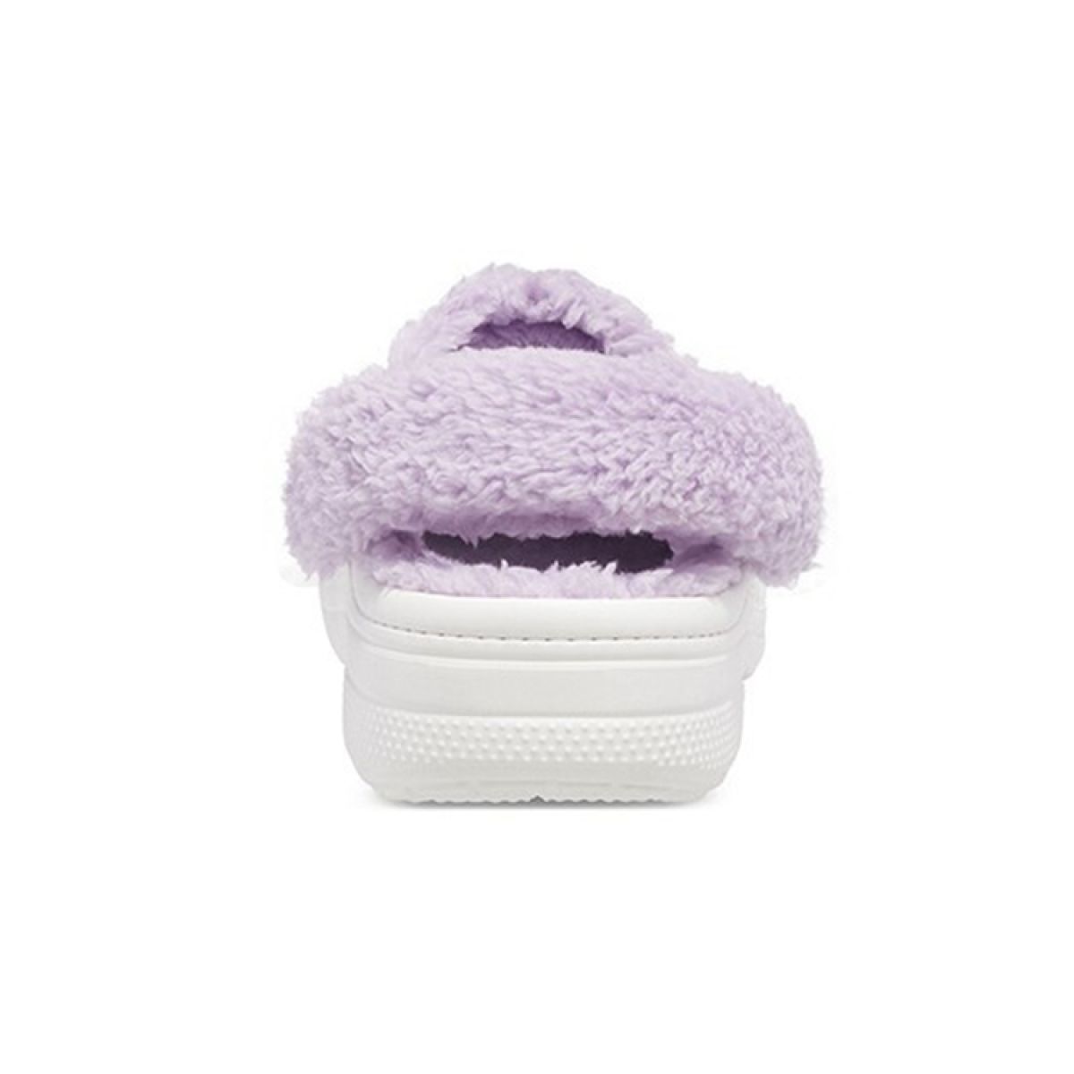 Сабо Crocs Classic Baya Lined Fuzz Strap Clog "White Lila"