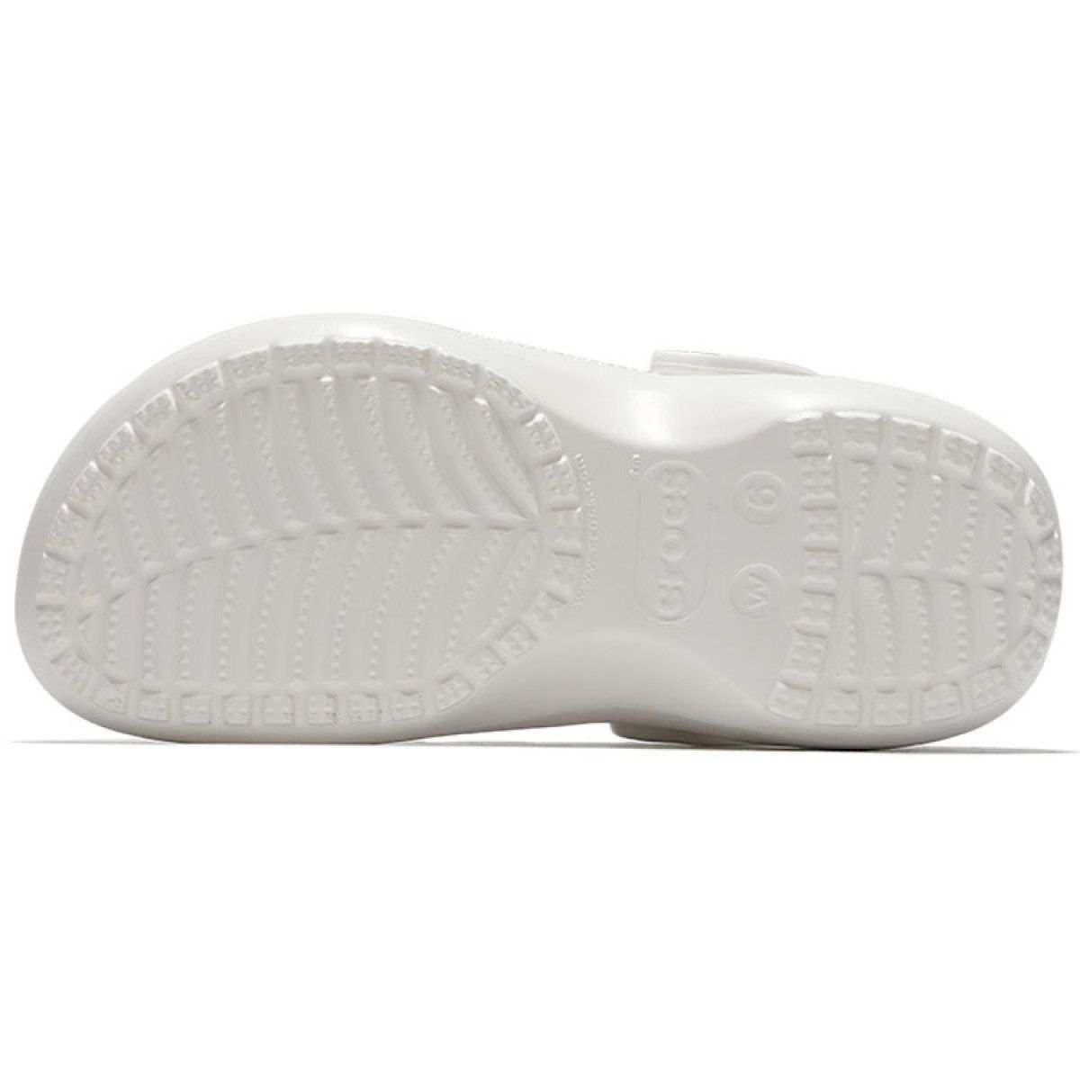 Женские сабо Crocs Classic Platform Clog 4.1 cm White