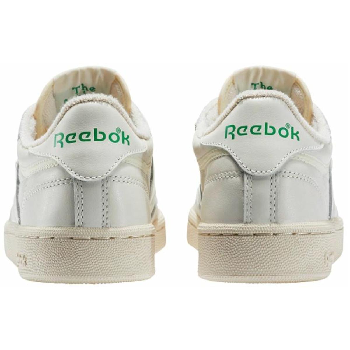 Женские кеды Reebok Club C 85 Vintage Beige/Green