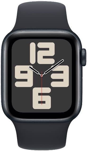 Умные смарт-часы Apple Watch Series SE Gen 2 2023, 40мм, GPS, Midnight Aluminium Case, Midnight Sport Band