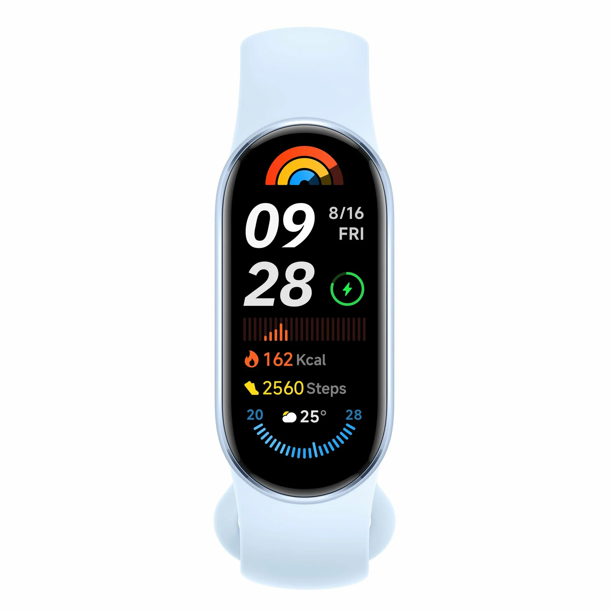 Фитнес-браслет Xiaomi Mi Band 9, 46 mm, Bluetooth, NFC, Blue