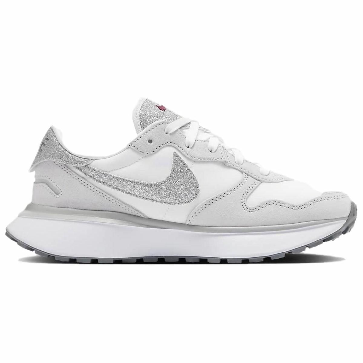 Женские кроссовки Nike Phoenix Waffle Silver/White