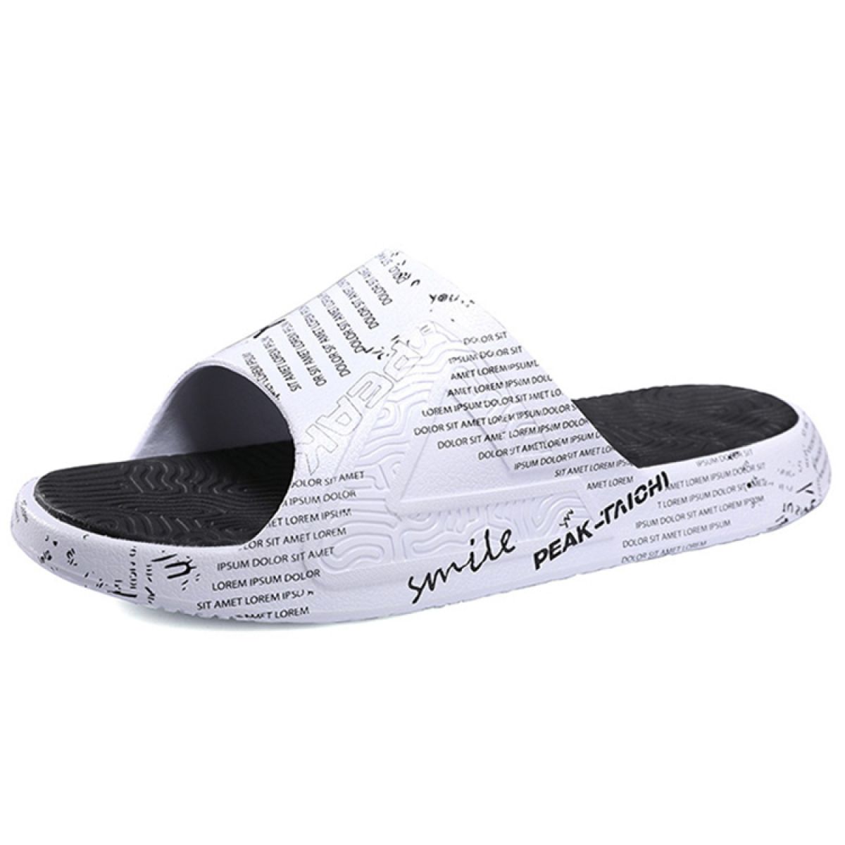 Шлёпанцы унисекс Peak Statistic Sandals White/Black