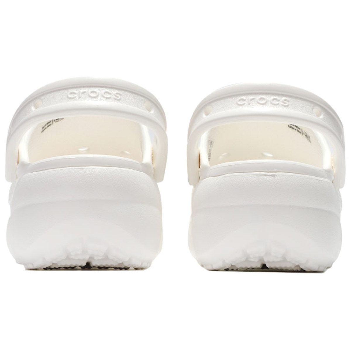 Женские сабо Crocs Classic Platform Clog 4.1 cm White