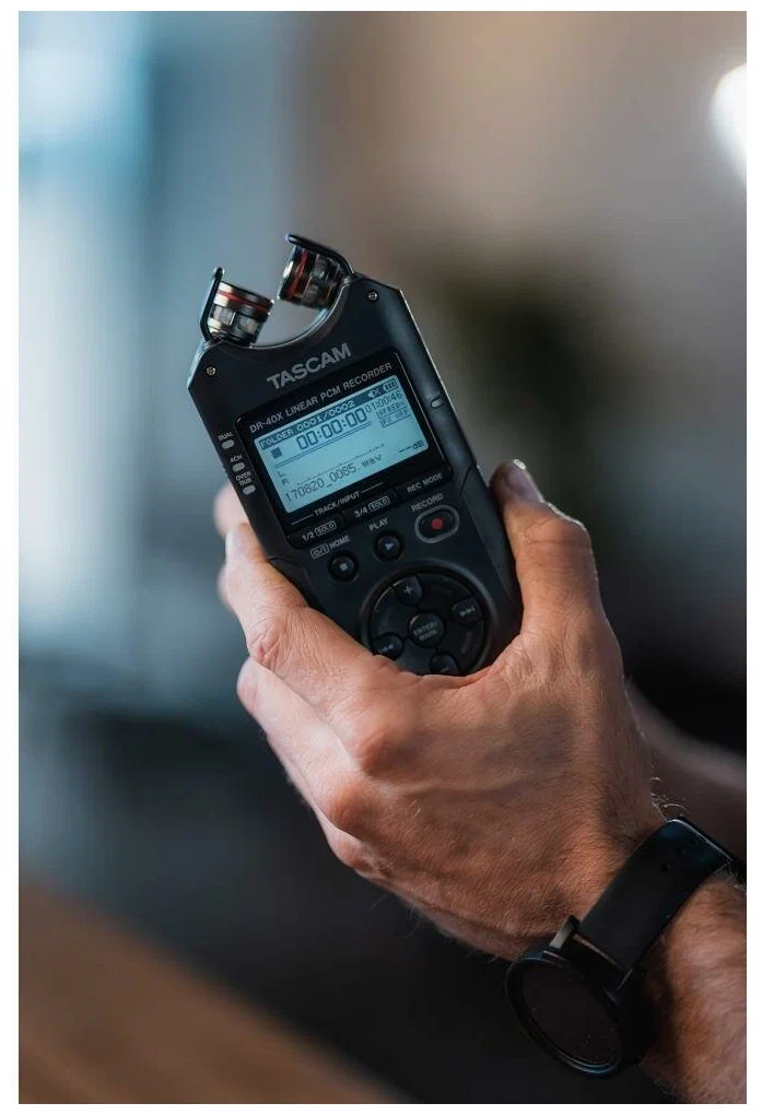 Диктофоны Tascam DR-40X Black