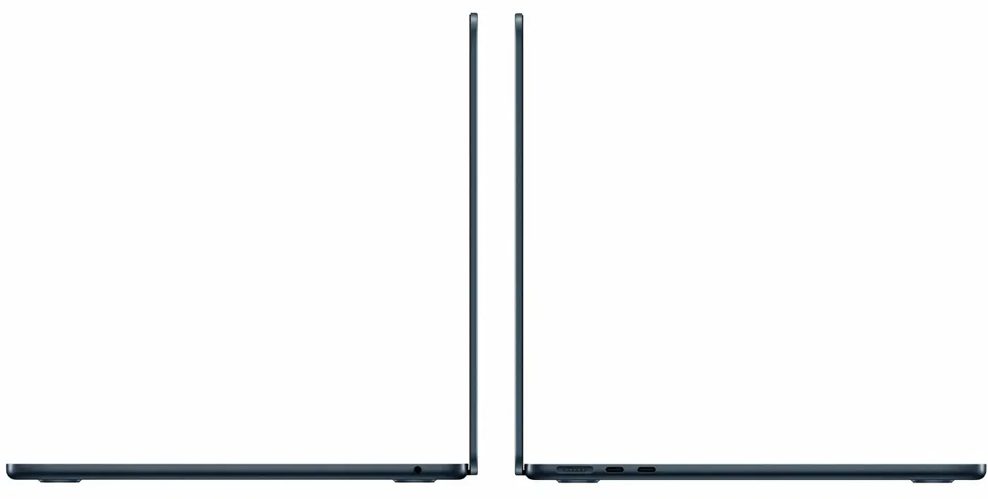13.6" Ноутбук Apple MacBook Air 13 M4 (2025) 16 GB RAM/256 GB SSD, 10 CPU/8 GPU, Midnight Black, английская клавиатура