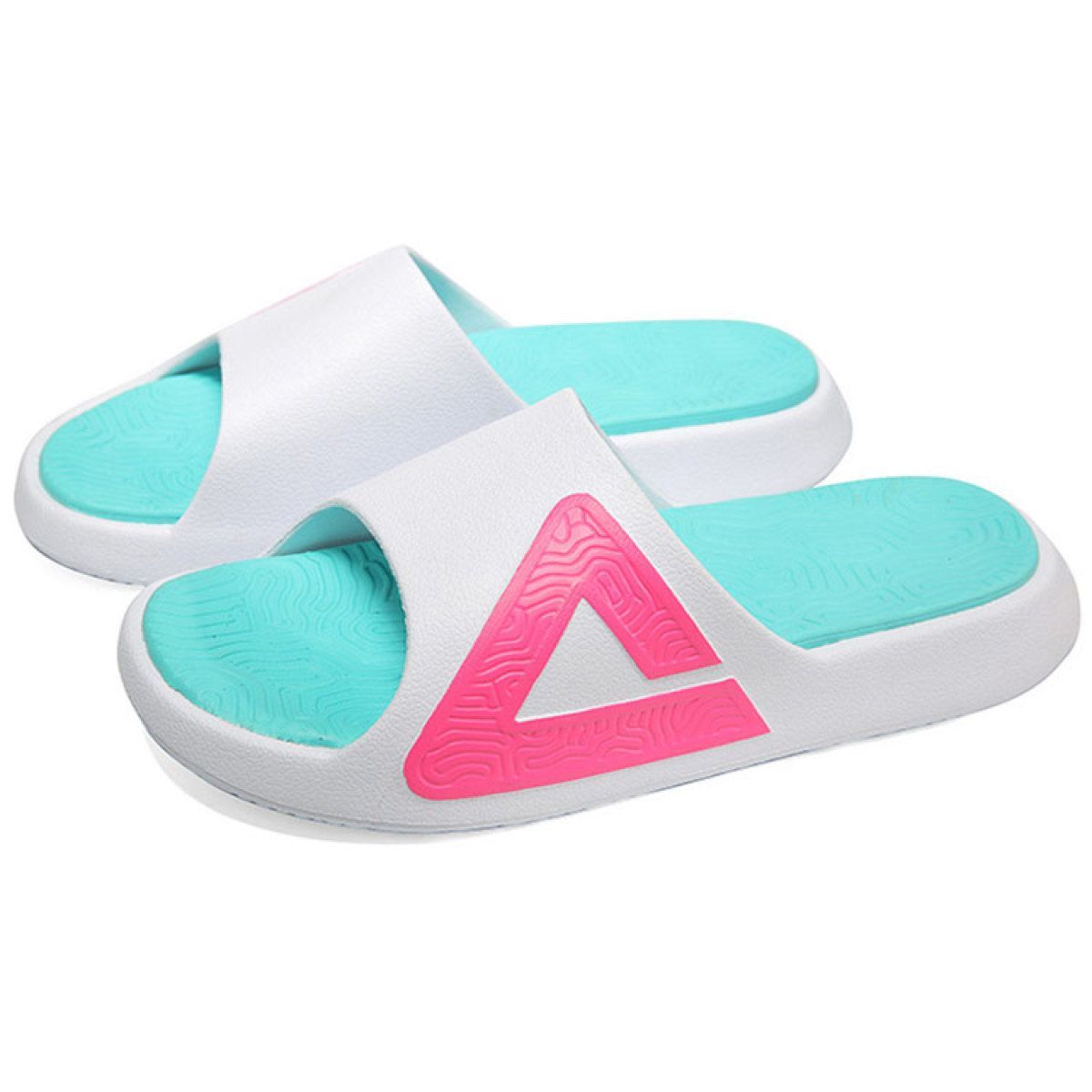 Шлёпанцы Peak State Pole Classic Drag White/Rose Red