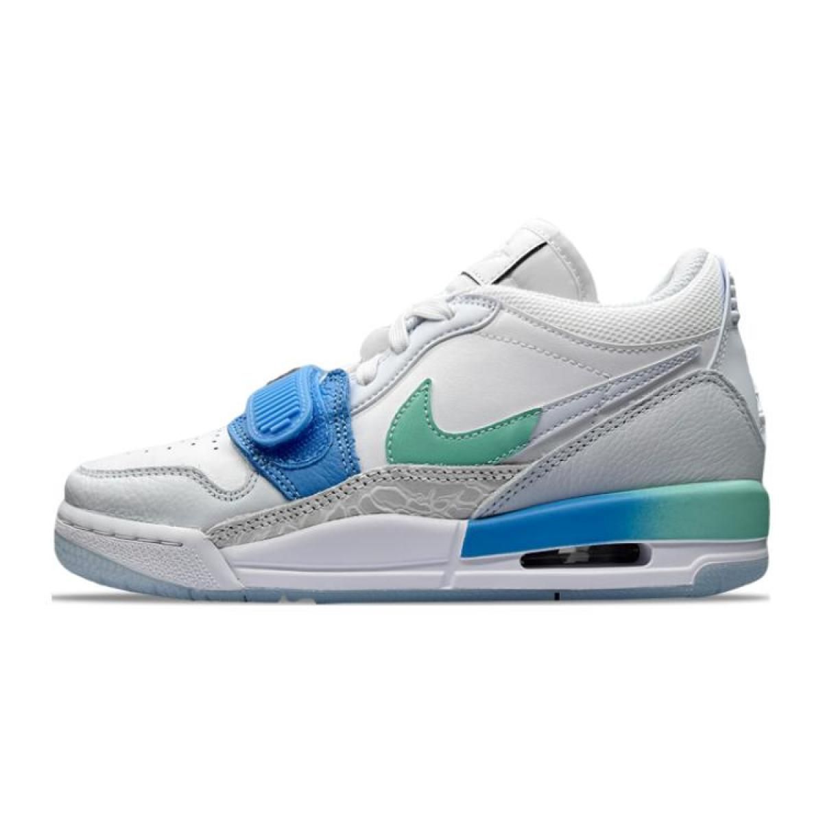 Подростковые кроссовки Air Jordan Legacy 312 Mid Grey/Blue GS