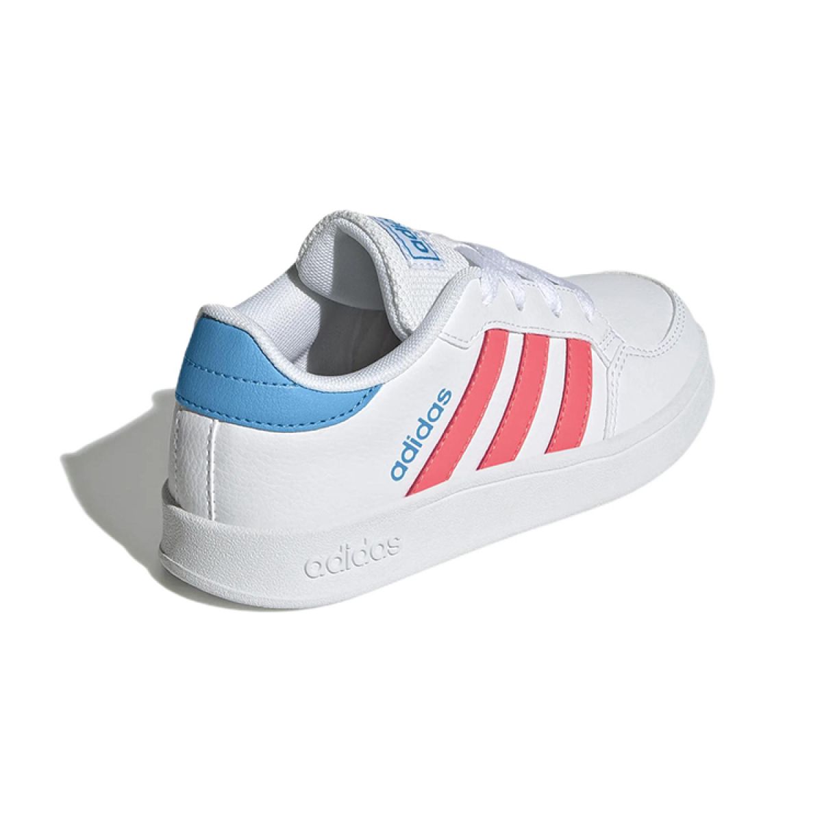 Подростковые кеды Adidas neo Breaknet White/Pink/Light Blue GS