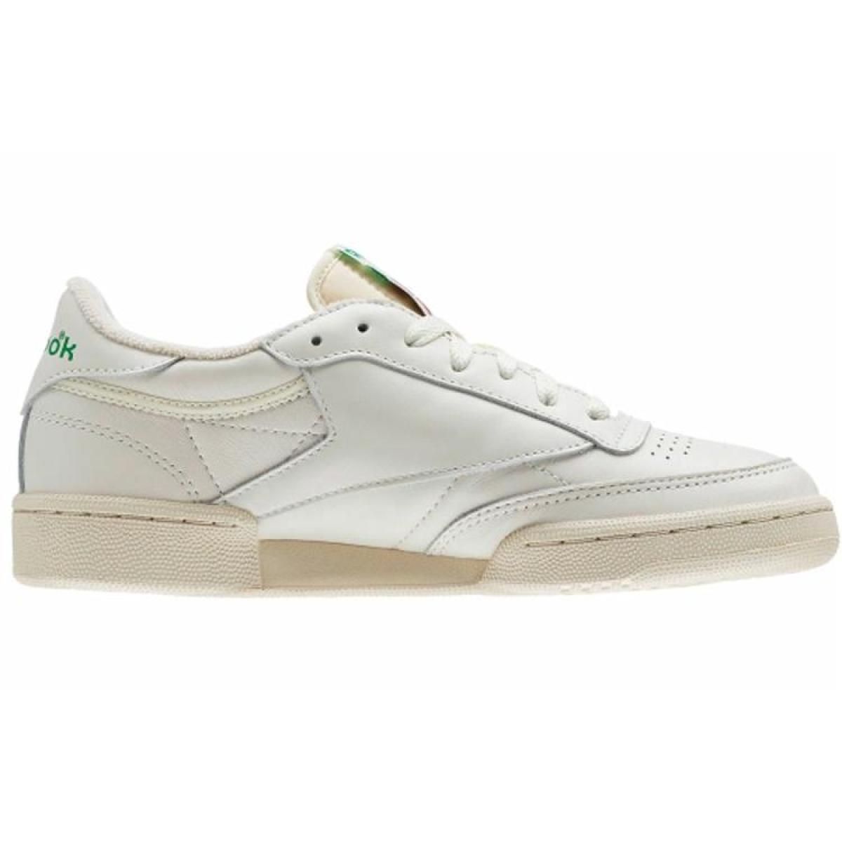 Женские кеды Reebok Club C 85 Vintage Beige/Green