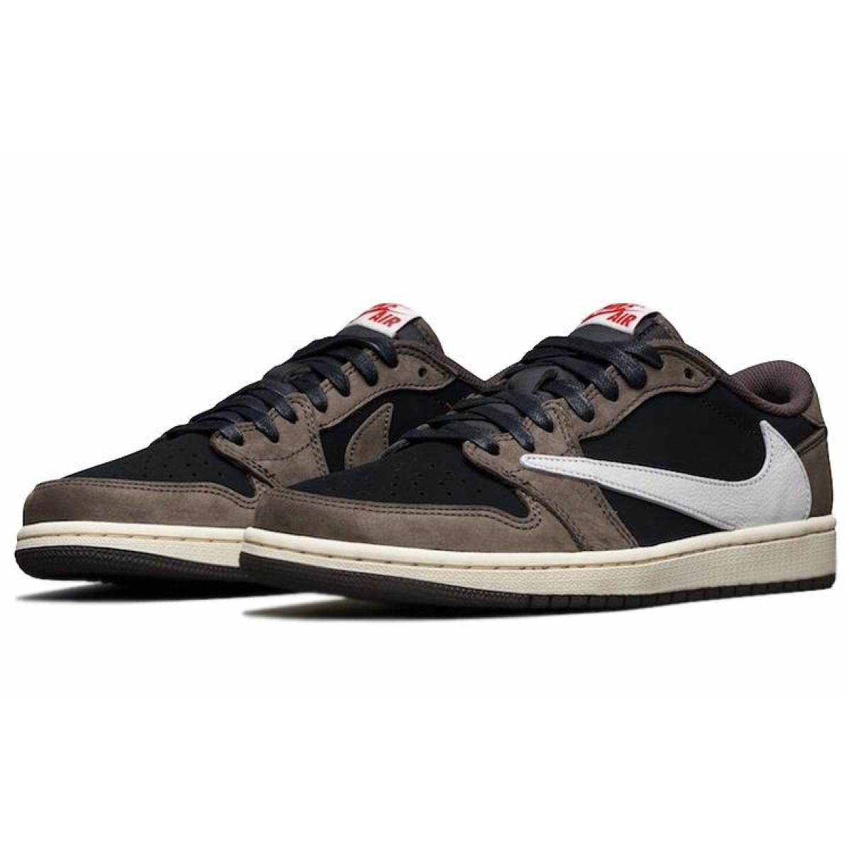 Кроссовки Travis Scott x Jordan 1 Retro Low OG SP Travis Scott Mocha