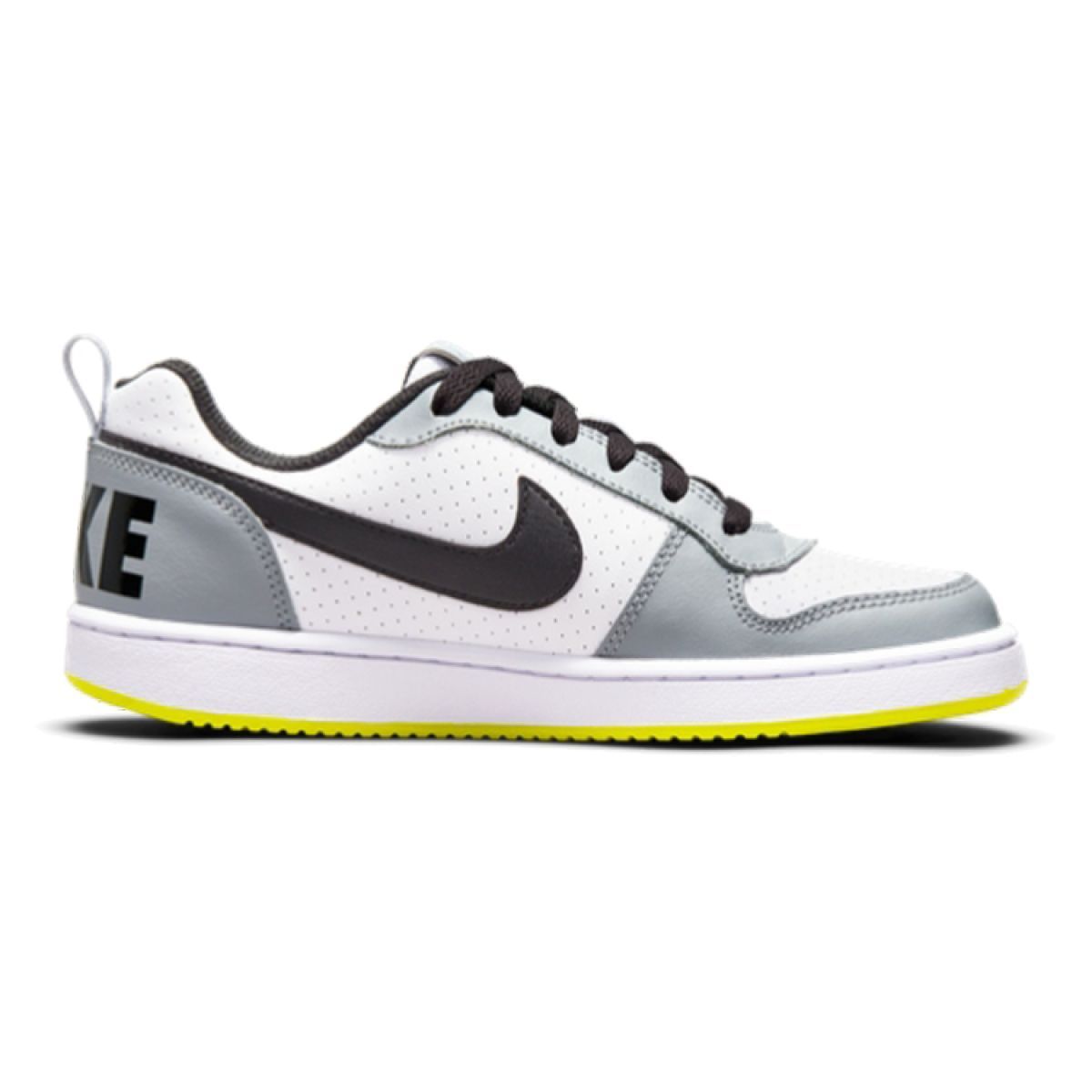 Подростковые кроссовки Nike Borough Low White/Black/Wolf Grey GS