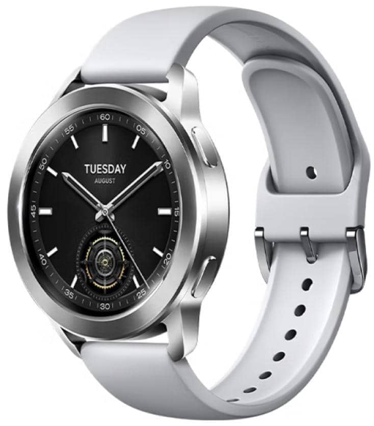 Умные смарт-часы Xiaomi Watch S3, 47mm, Bluetooth, Silver