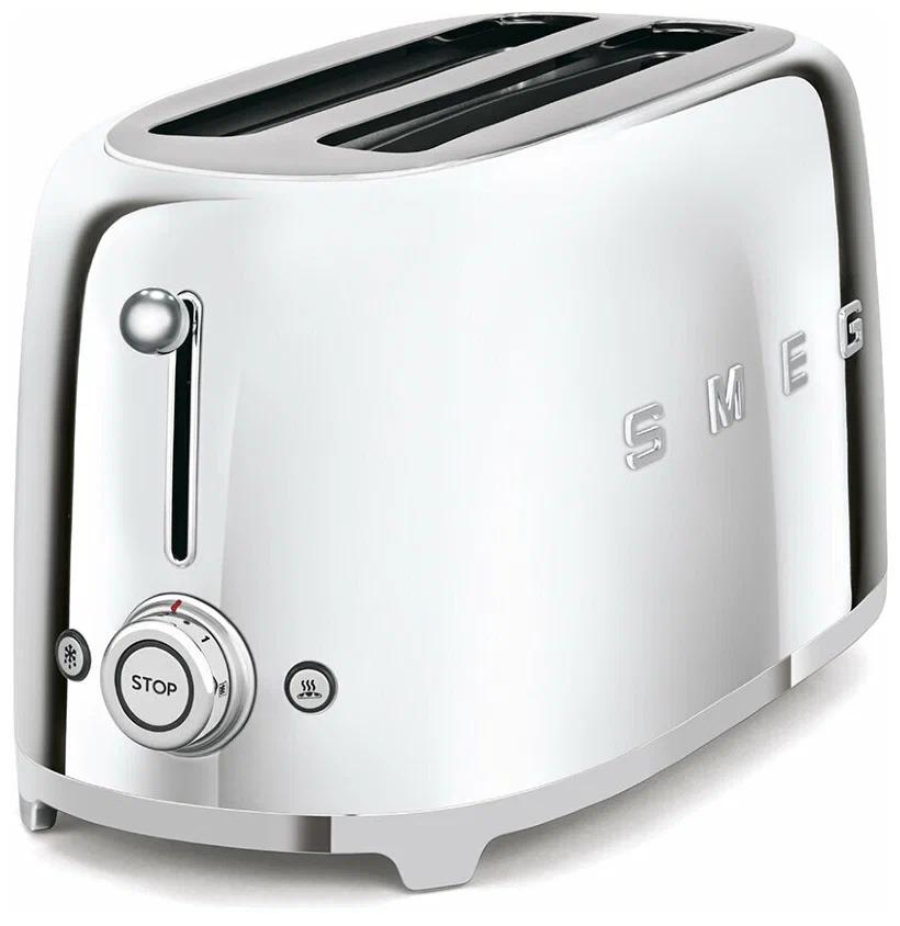 Тостер Smeg TSF01WH Silver