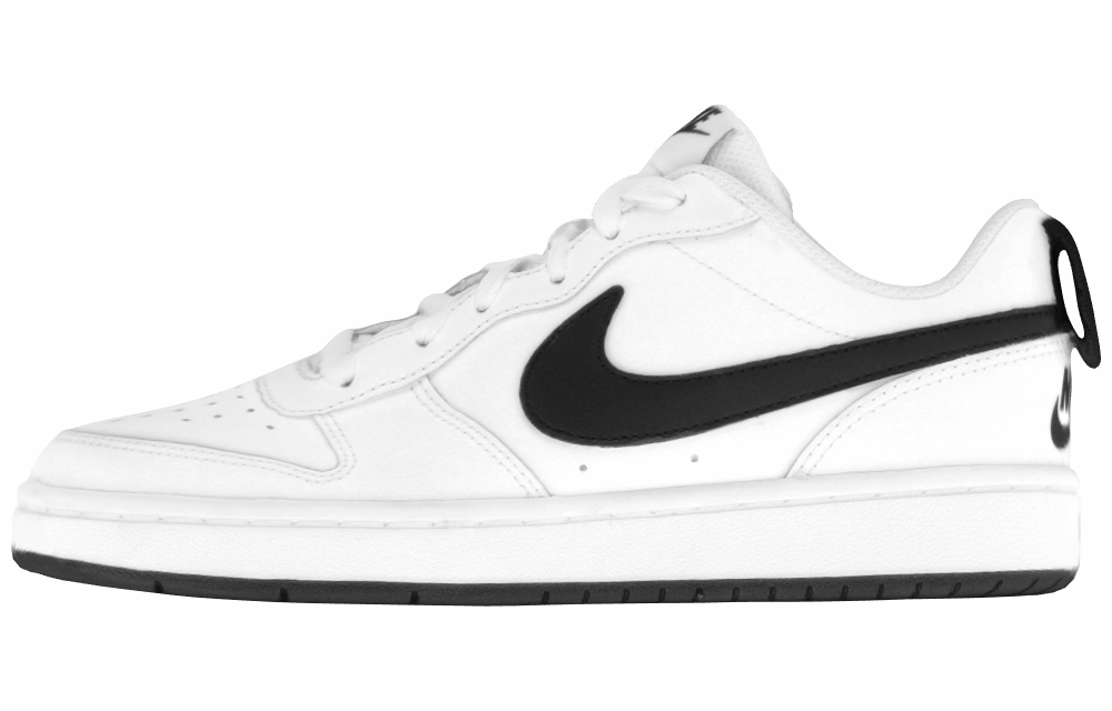 Подростковые кроссовки Nike Court Borough 2 Low White/Black GS