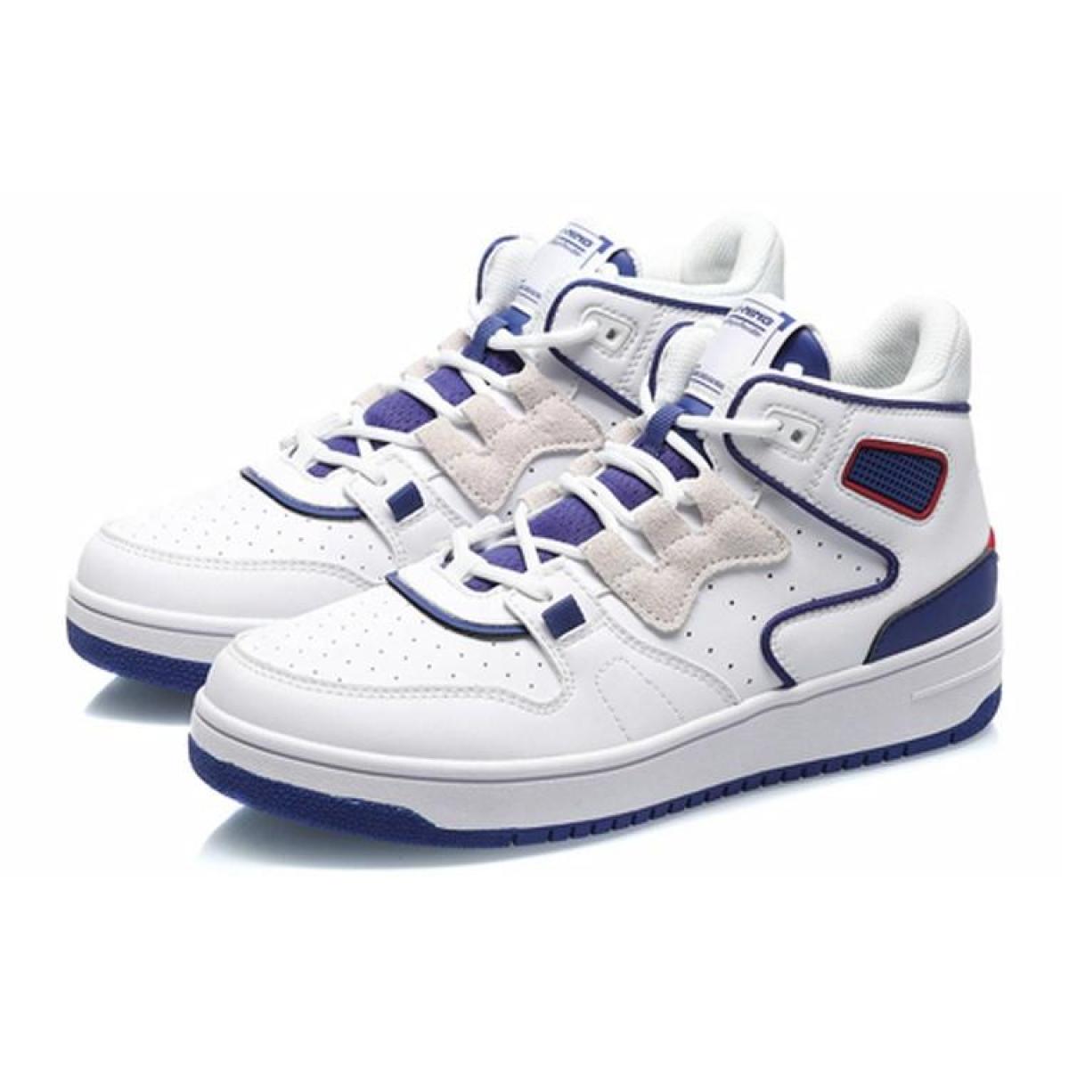 Женские кроссовки LiNing Attack Vintage White/Royal Blue