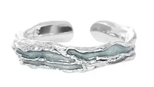 Кольца Miss Toya Silver/Blue