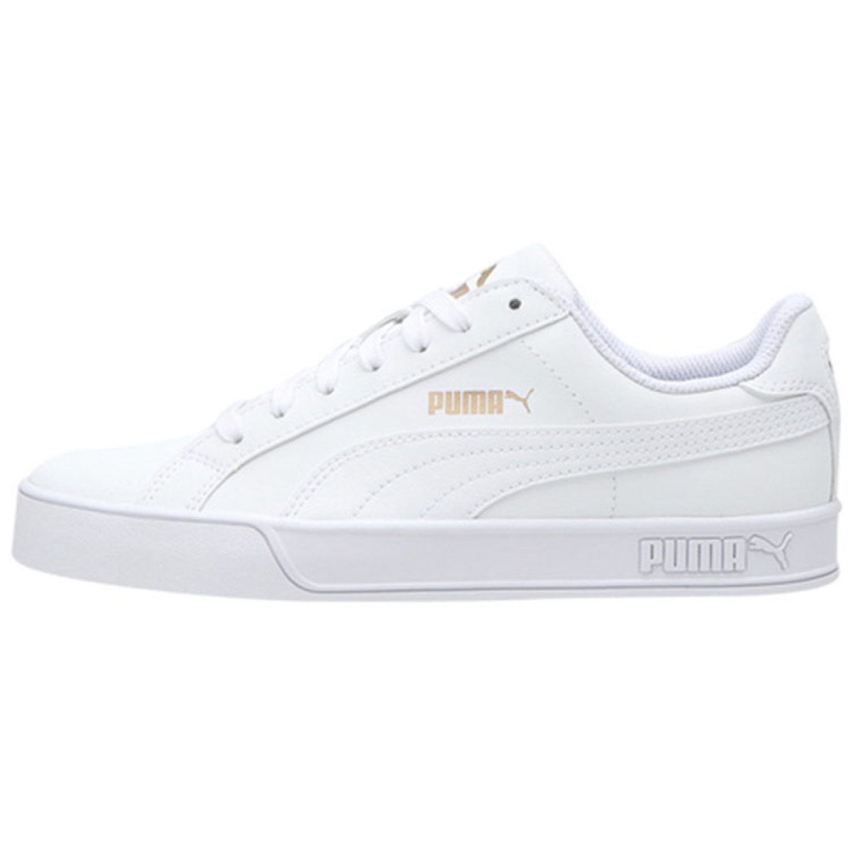 Кеды Puma Smash White/Gold