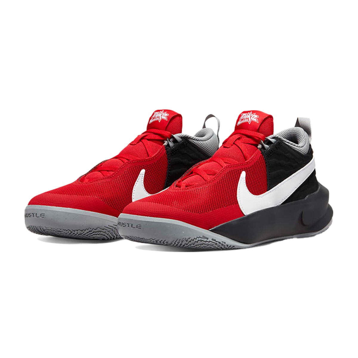 Подростковые кроссовки Nike Team Hustle D 10 Black/Red GS
