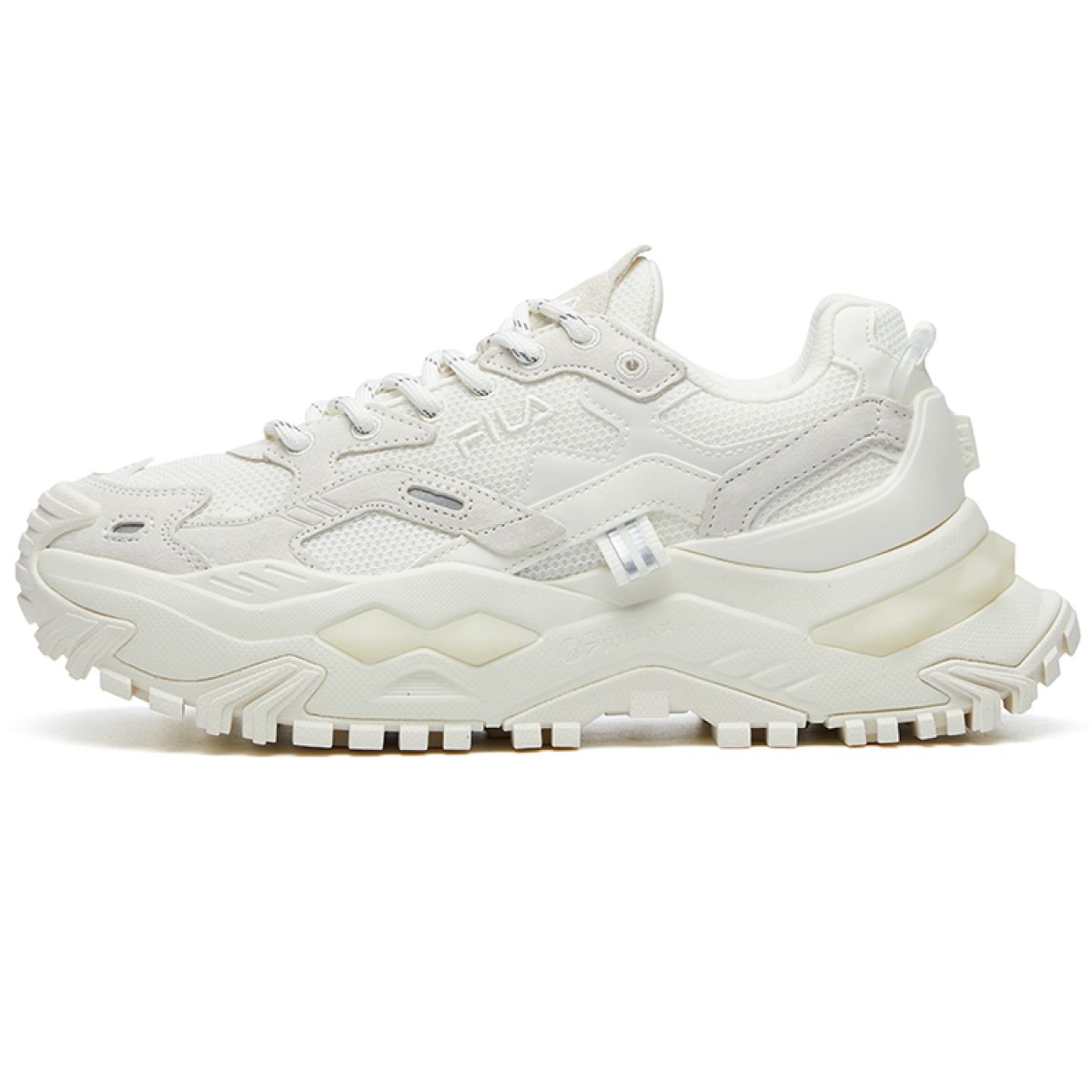 Женские кроссовки Fila Fusion Bianco Chunky Cotton Candy/Silver