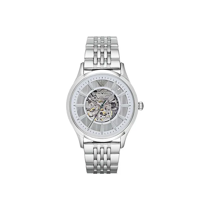 Мужские механические часы Emporio Armani Silver