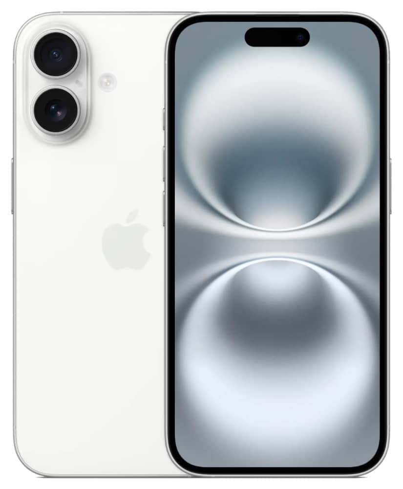 Смартфон Apple iPhone 16 128 GB, Dual nano SIM, White