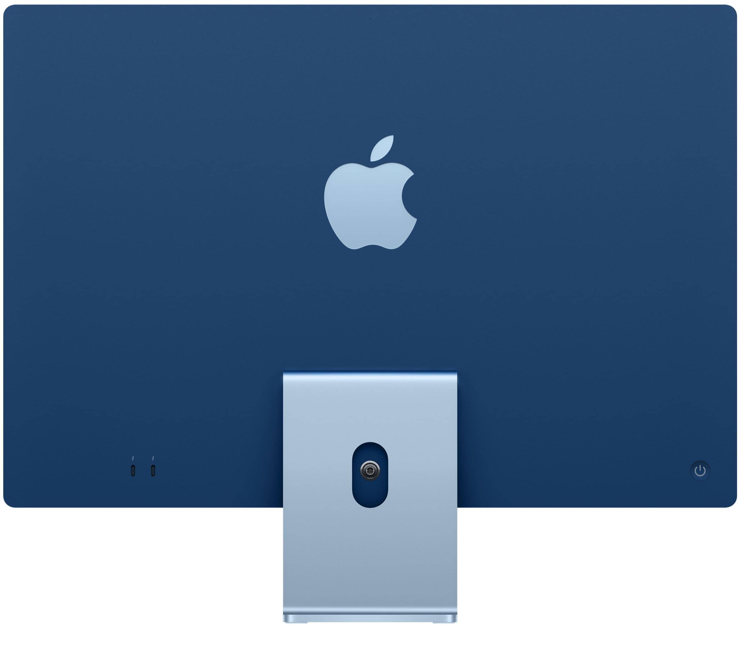 Моноблок Apple iMac 24" М3 (2023), 16 GB RAM/256 GB SSD, 8 CPU/8 GPU, No Ethernet, Blue, английская клавиатура