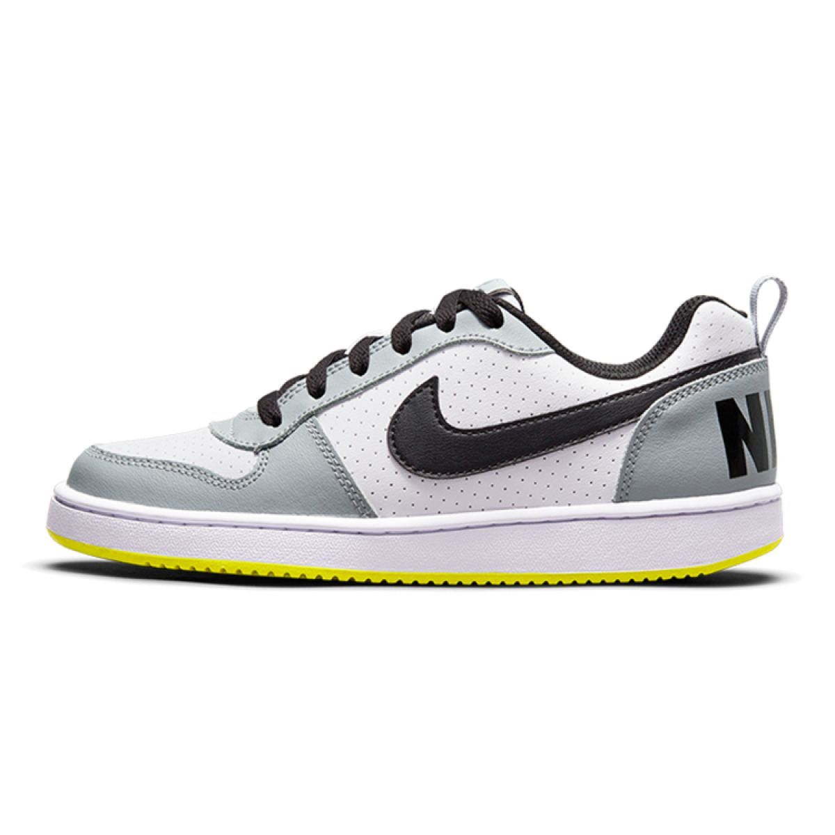 Подростковые кроссовки Nike Borough Low White/Black/Wolf Grey GS