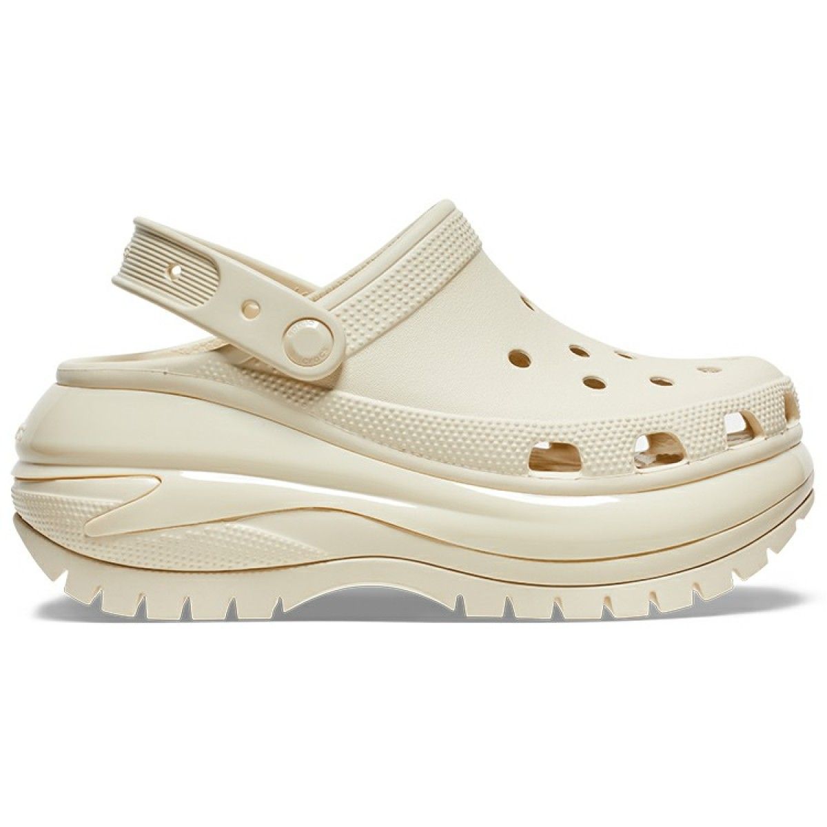 Сабо Crocs Mega Crush Clog  6.1 cm Bone