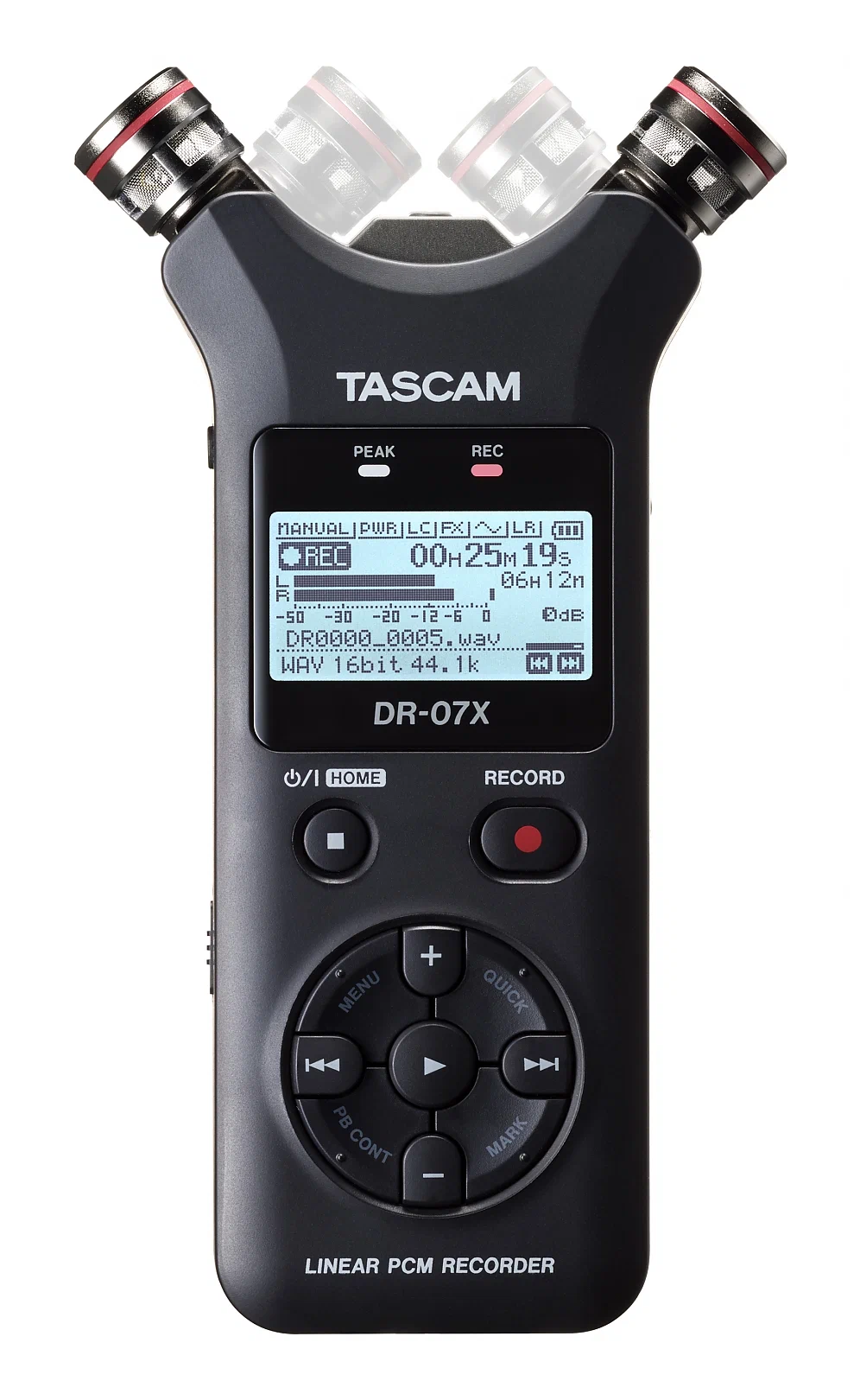 Диктофоны Tascam DR-07X Black