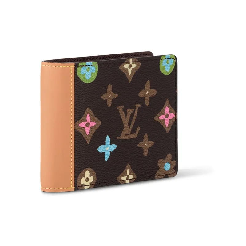Кошелек Louis Vuitton By Tyler The Creator Multiple Wallet Chocolate Craggy Monogram