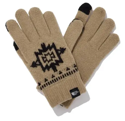 Вязанные перчатки The North Face L Brown
