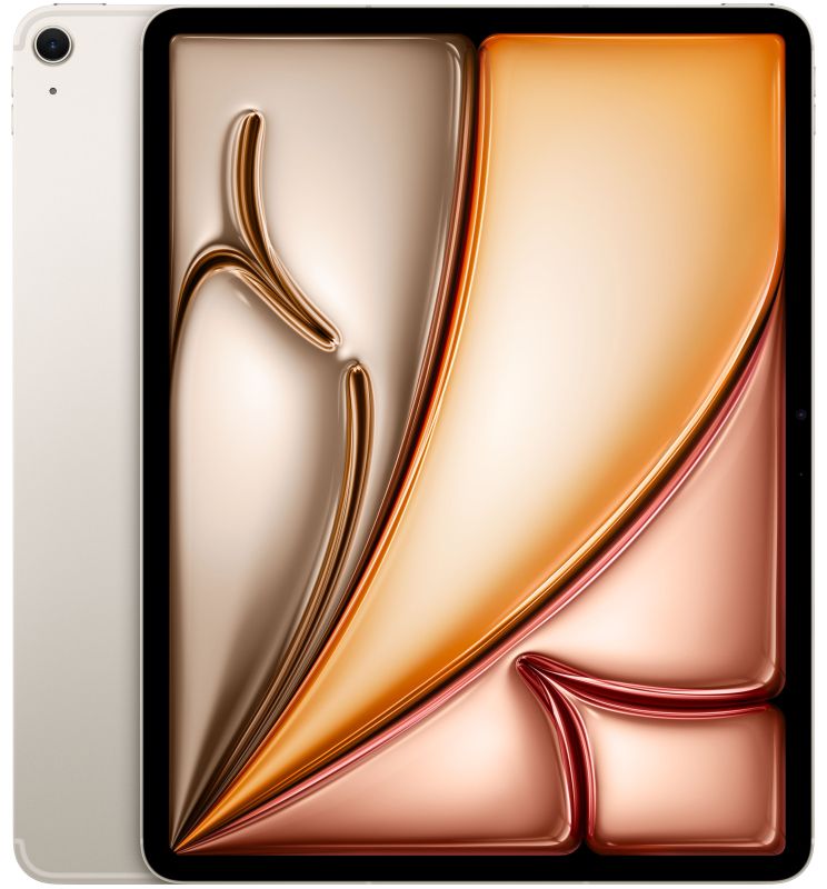 13" Планшет Apple iPad Air 11 M3 (2025), 256 GB, Wi-Fi+Cellular, Starlight