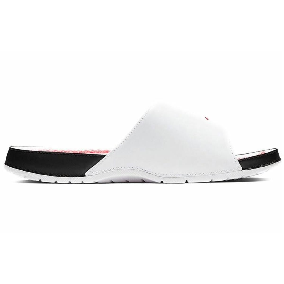 Шлёпанцы Jordan Hydro 5 Retro White Fire Red