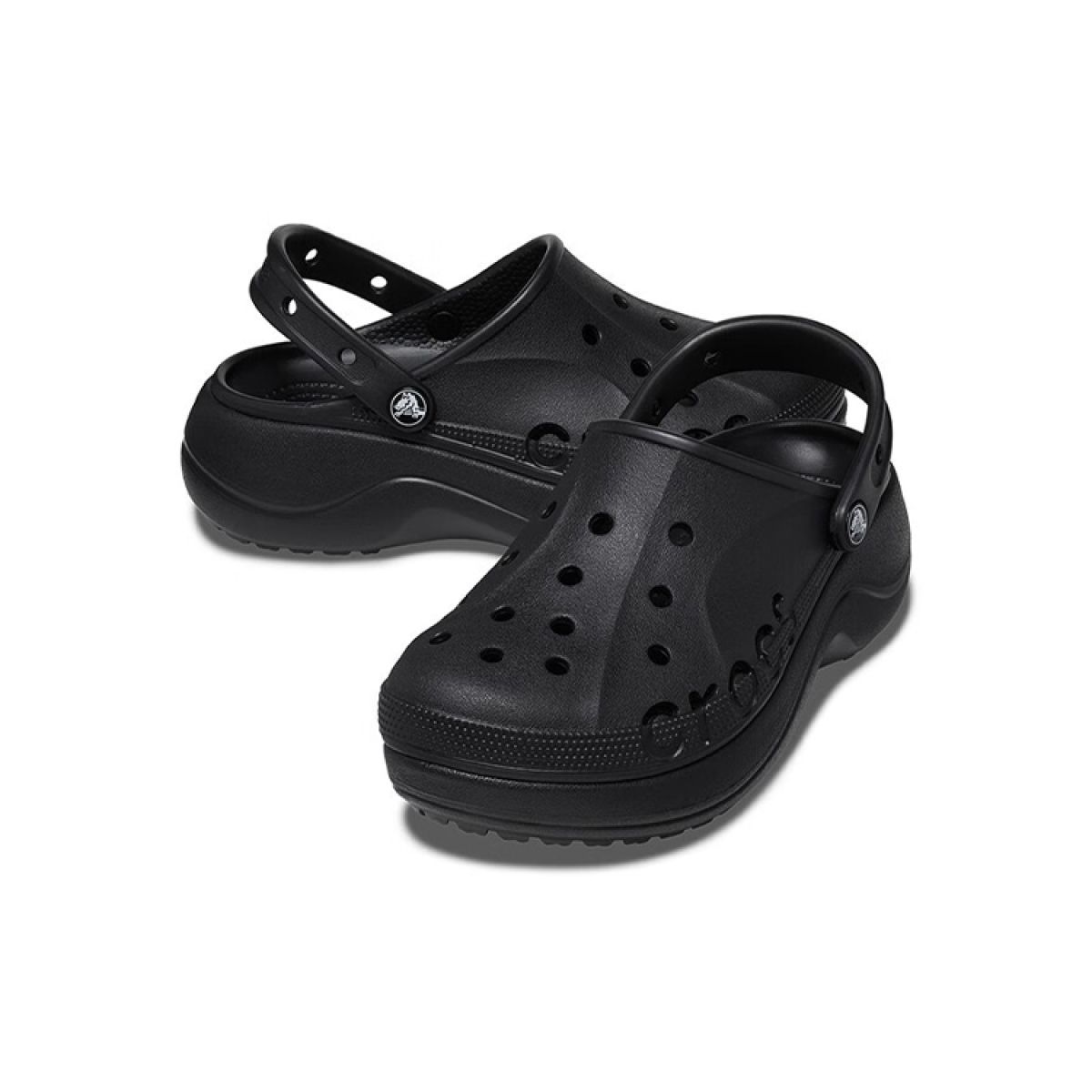 Сабо Crocs Baya Platform Clog 4.1 cm Black