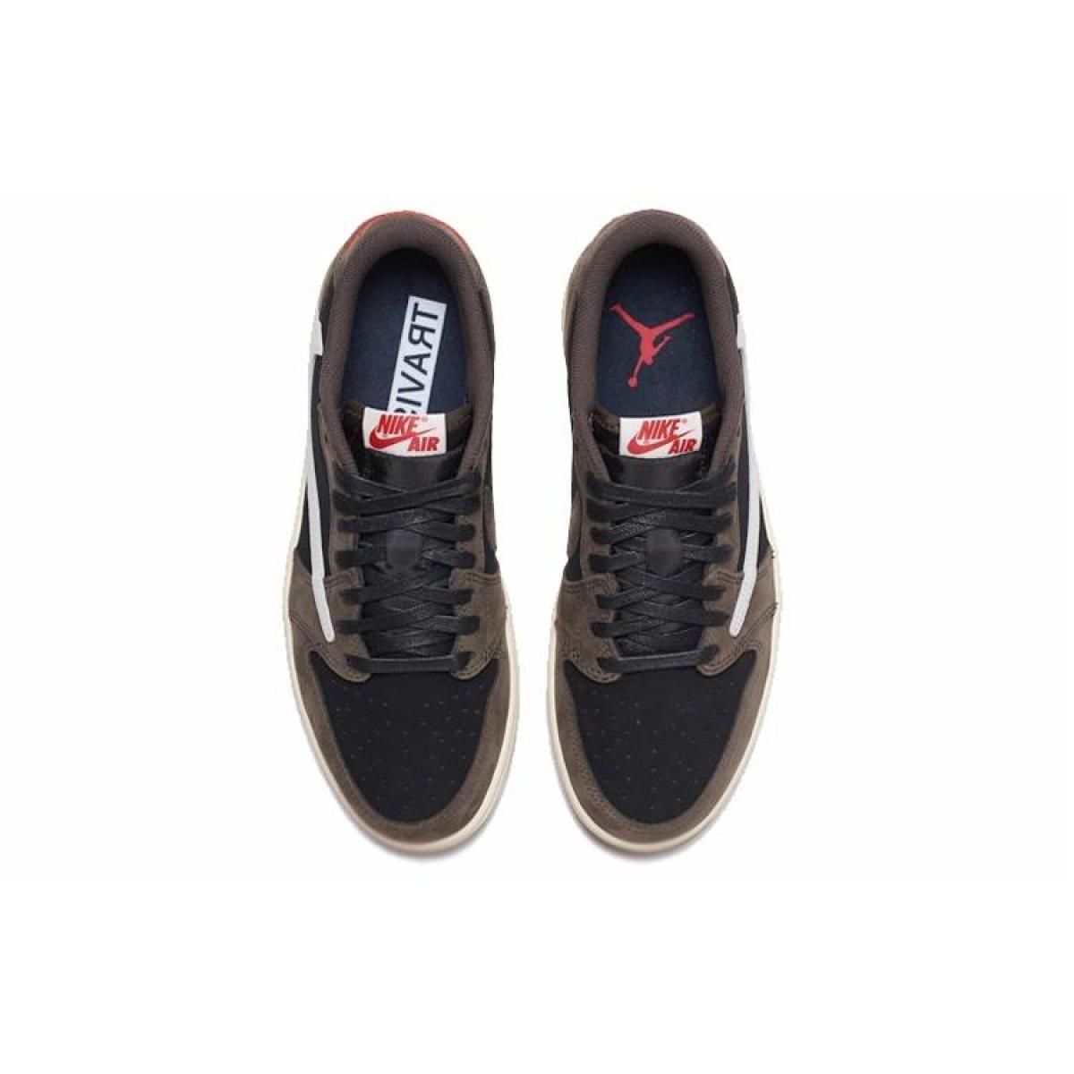 Кроссовки Travis Scott x Jordan 1 Retro Low OG SP Travis Scott Mocha